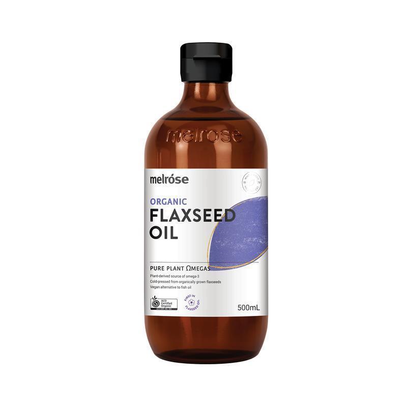 Load image into Gallery viewer, Melrose Organic Flaxseed Oil 500ml Fridge Line
