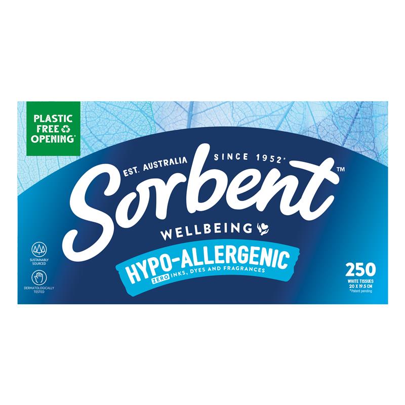 Load image into Gallery viewer, Sorbent Facial Tissues Soft White 250 Pack
