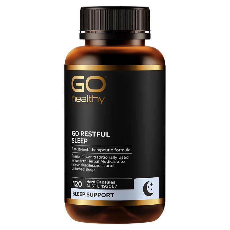 Load image into Gallery viewer, GO Healthy Restful Sleep 120 Hard Capsules
