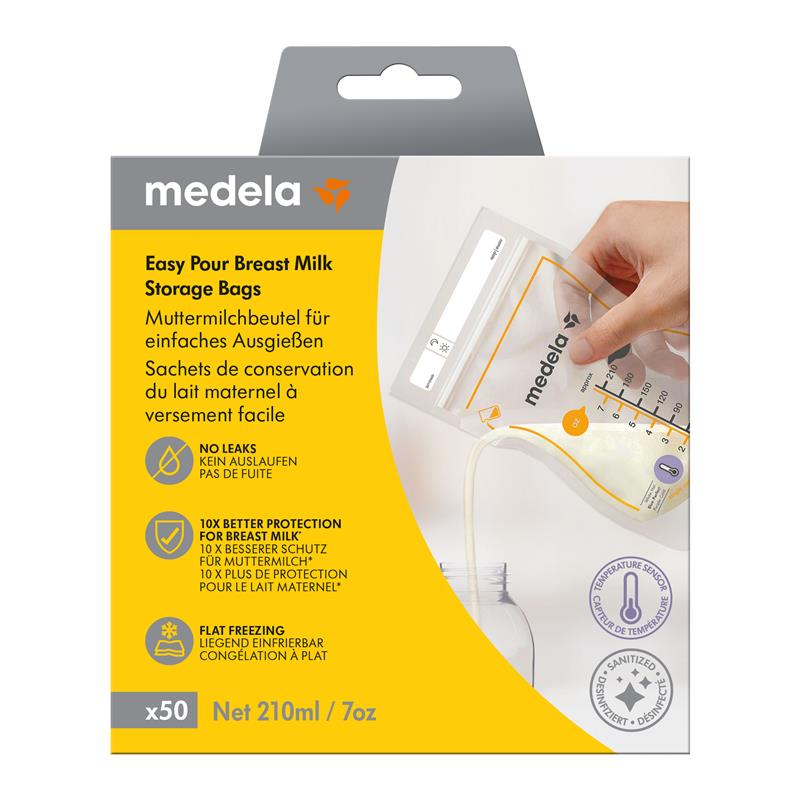 Load image into Gallery viewer, Medela Easy Pour Breast Milk Storage Bags 50 Pack
