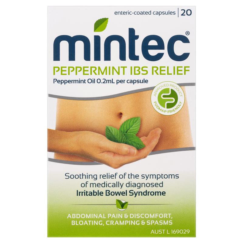 Load image into Gallery viewer, Mintec Peppermint IBS Relief 20 Capsules
