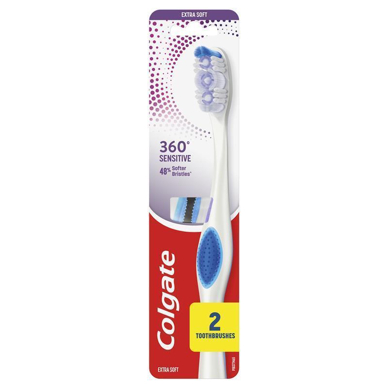Load image into Gallery viewer, Colgate Toothbrush 360 Sensitive Pro-Relief Extra Soft 2 Pack
