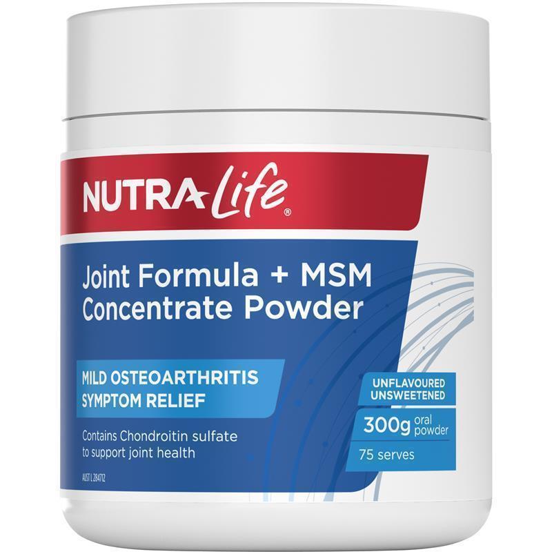 Load image into Gallery viewer, Nutra-Life Glucosamine Chondroitin Msm Joint Food 300g Powder
