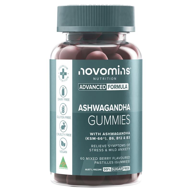 Load image into Gallery viewer, Novomins Ashwagandha 60 Gummies NEW
