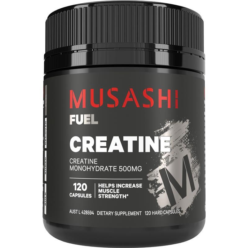 Load image into Gallery viewer, Musashi Creatine 120 Capsules
