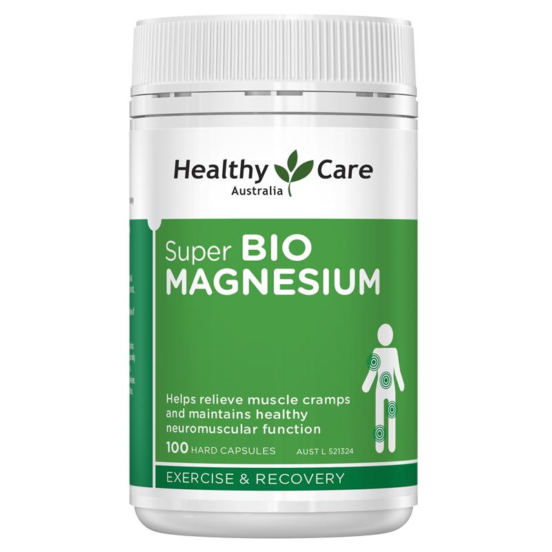 Load image into Gallery viewer, Healthy Care Super Bio Magnesium 100 Capsules
