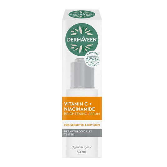 DermaVeen Face Vitamin C + Niacinamide Brightening Serum 30ml