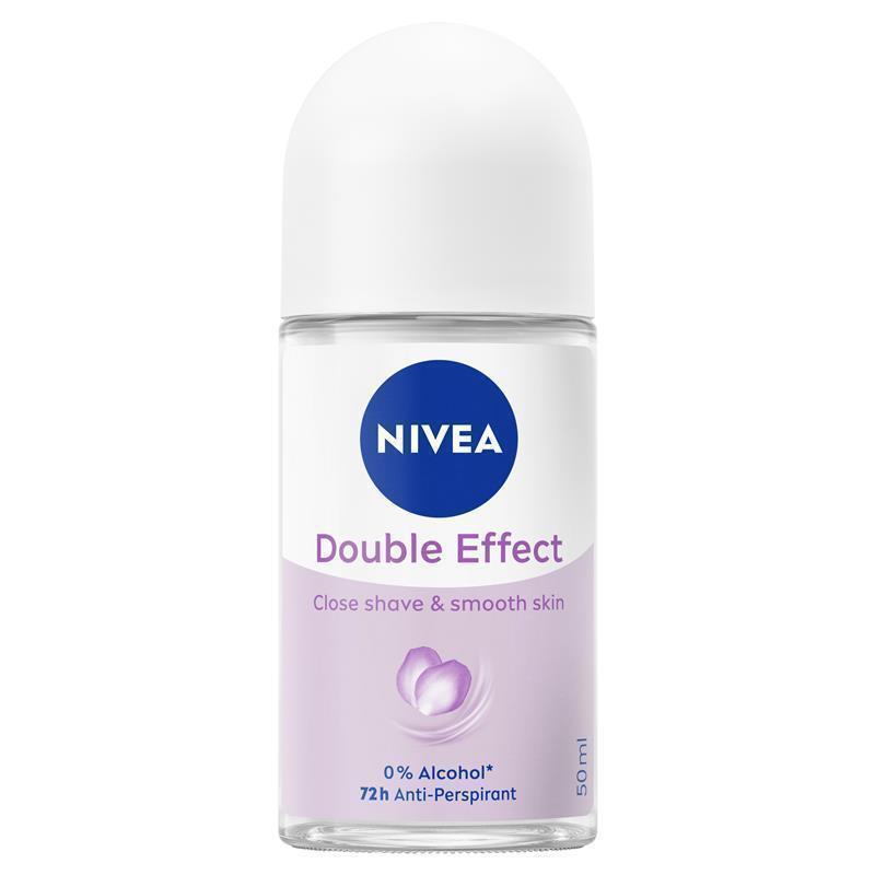 Load image into Gallery viewer, NIVEA Double Effect Roll On Deodorant 72H Protection 50ml
