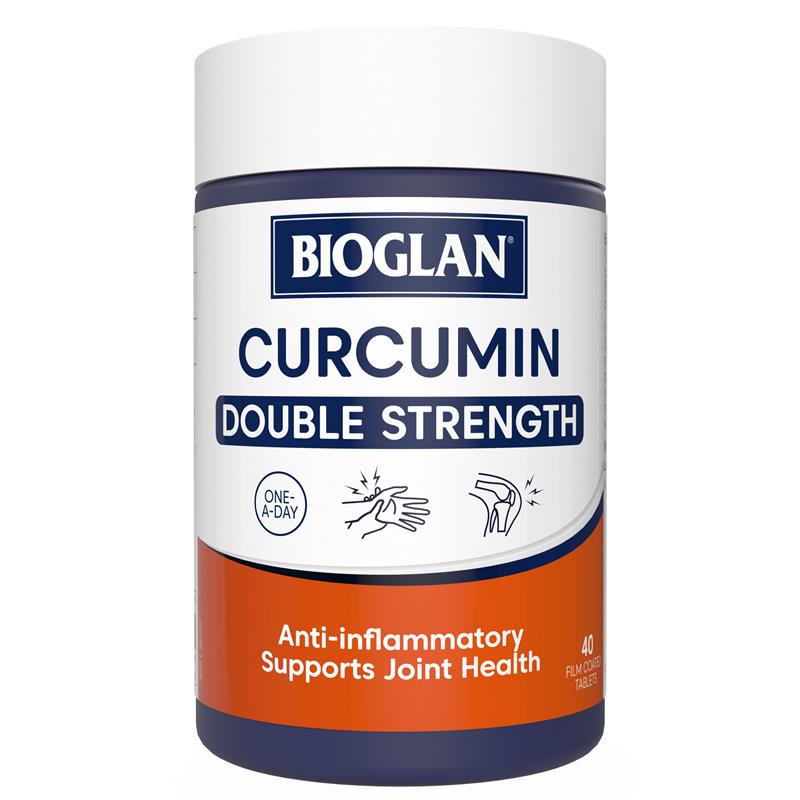 Load image into Gallery viewer, Bioglan Curcumin Double Strength 1200mg 40 Tablets
