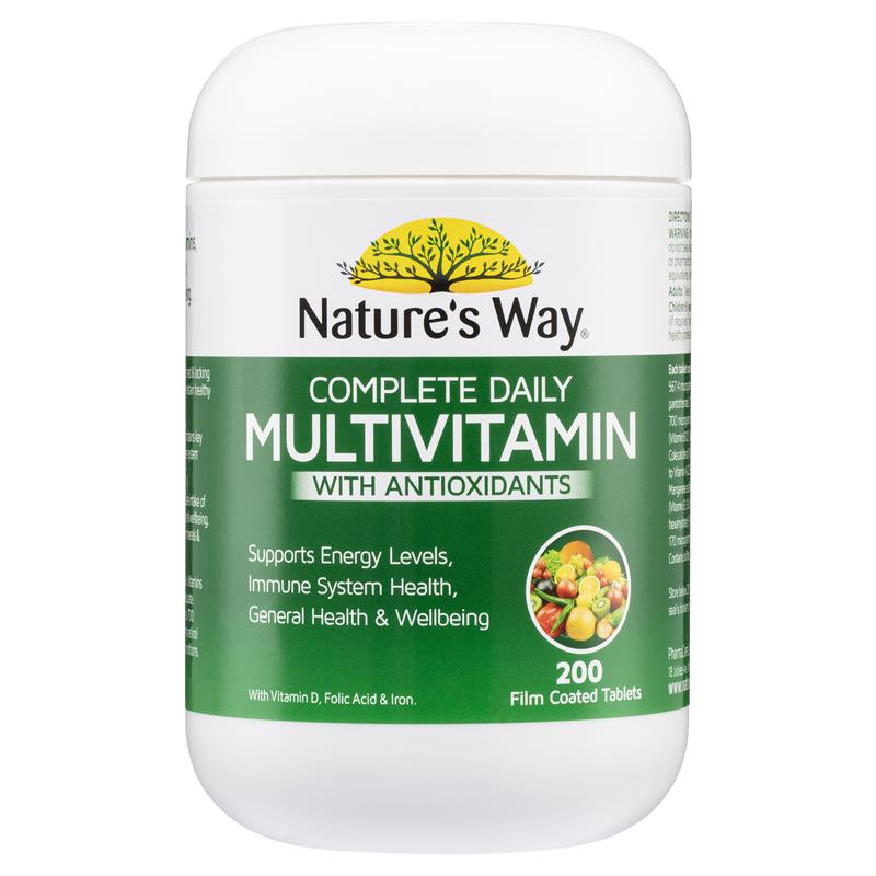 Load image into Gallery viewer, Nature's Way Complete Daily Multivitamin 200 Tablets
