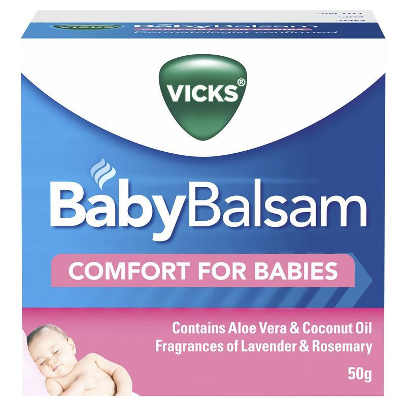Load image into Gallery viewer, Vicks Baby Balsam Decongestant Chest Rub 50g
