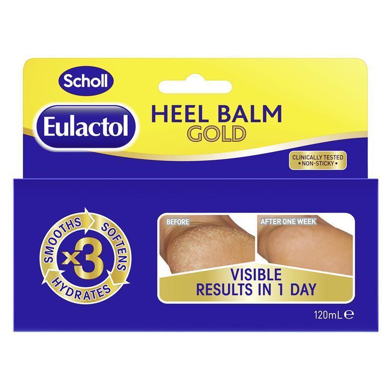 Load image into Gallery viewer, Scholl Eulactol Foot Heel Balm Gold 120ml - Rough Dry or Cracked Skin
