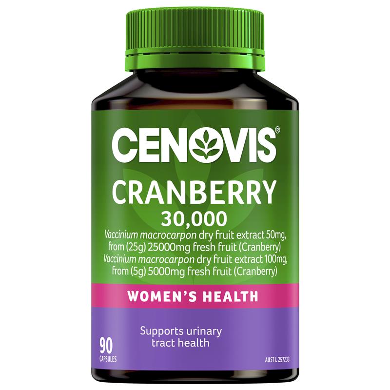 Load image into Gallery viewer, Cenovis Cranberry 30,000mg 90 Capsules Exclusive Size
