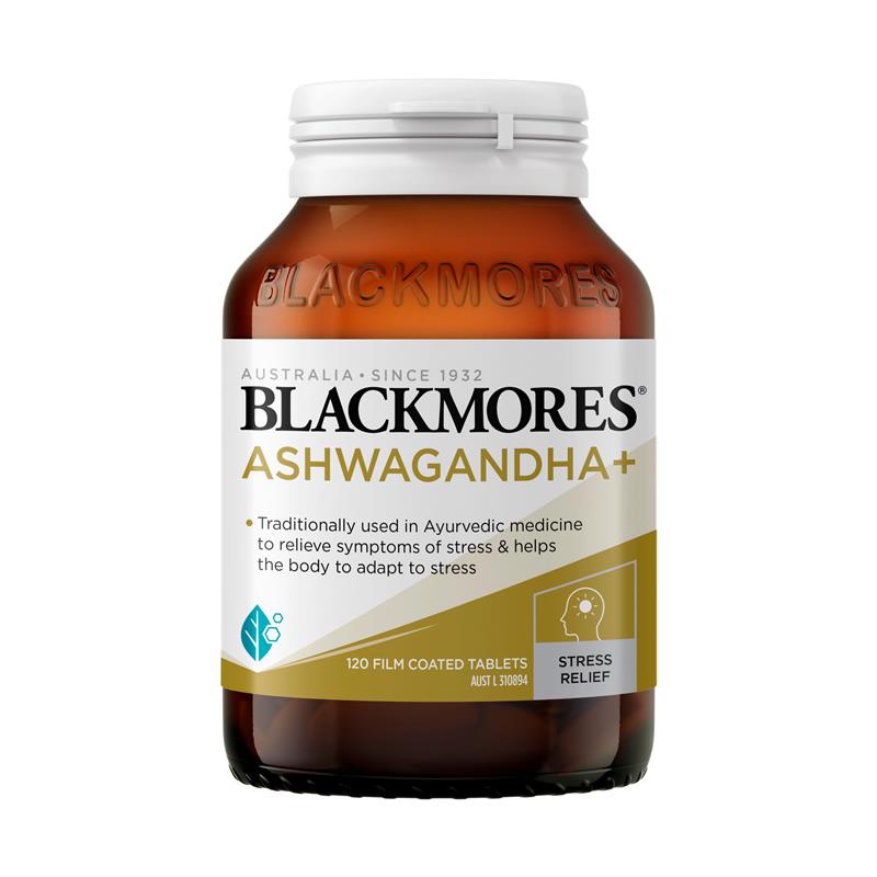 Load image into Gallery viewer, Blackmores Ashwagandha + 120 Tablets
