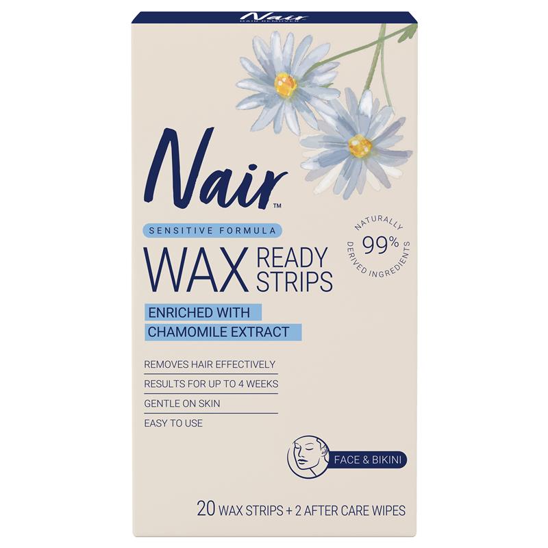 Load image into Gallery viewer, Nair Soft Natural Wax Mini Strips 20 Pack
