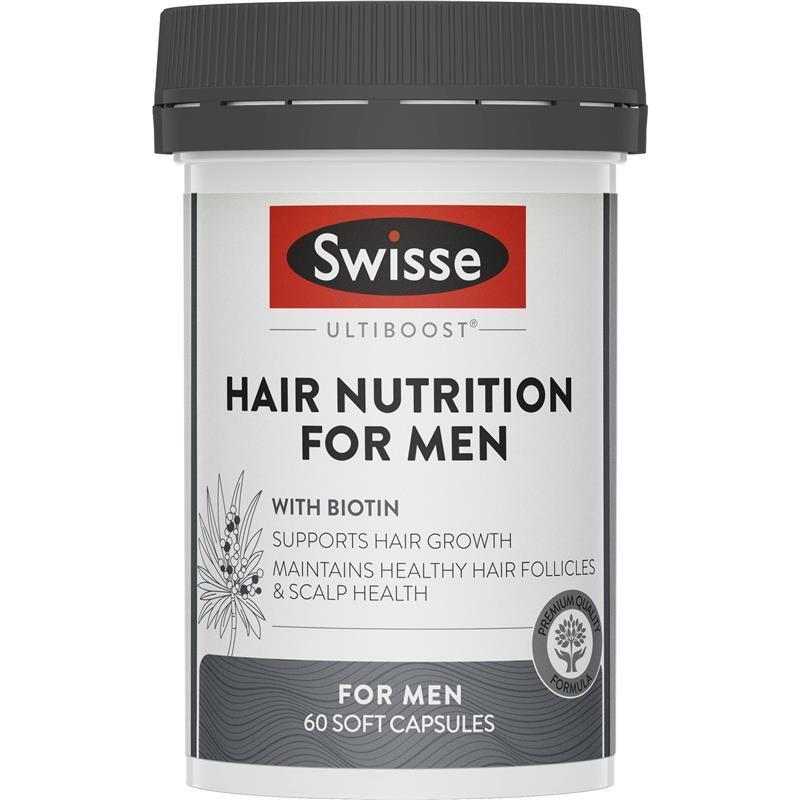 Load image into Gallery viewer, Swisse Hair Nutrition For Men 60 Capsules
