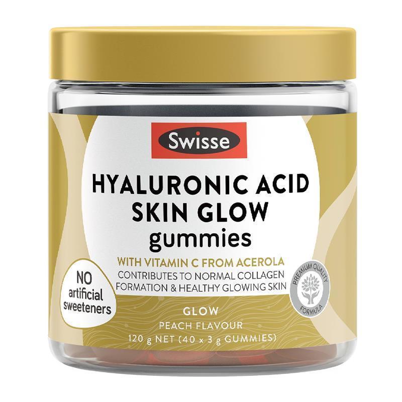 Load image into Gallery viewer, Swisse Beauty Hyaluronic Acid Skin Glow Gummies 40 Pack

