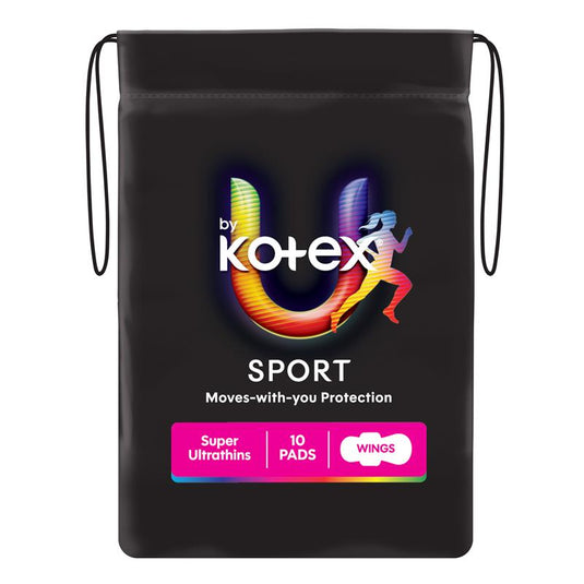 U by Kotex Sport Ultrathins Pads Super 10 Pack