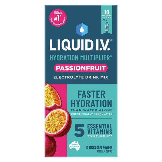 Liquid IV Hydration Passionfruit 10 Sachets