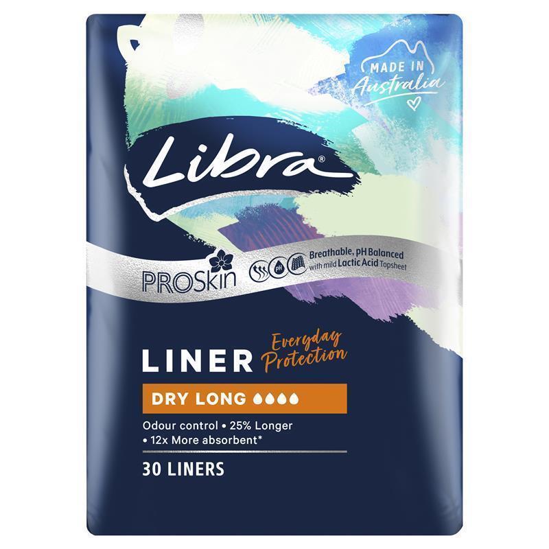 Load image into Gallery viewer, Libra Liner Dry Long 30 Pack
