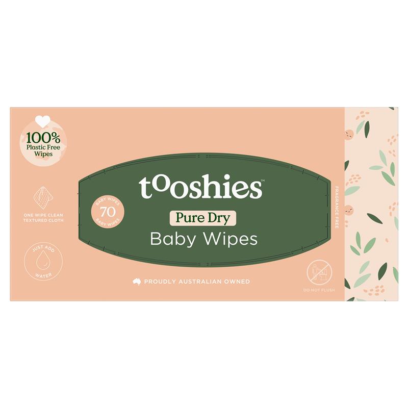 Load image into Gallery viewer, Tooshies Dry Wipes 70 pack
