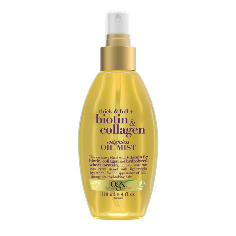 Load image into Gallery viewer, OGX Biotin &amp; Collagen Volumising Weightless Oil Mist 118mL
