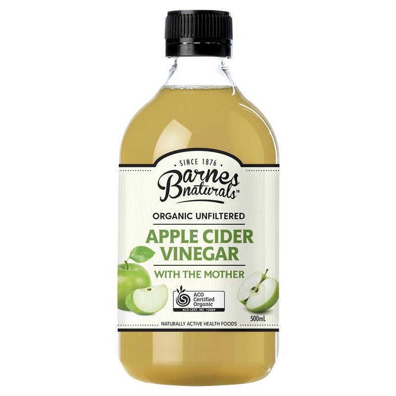 Load image into Gallery viewer, Barnes Naturals Organic Apple Cider Vinegar with the Mother 500ml
