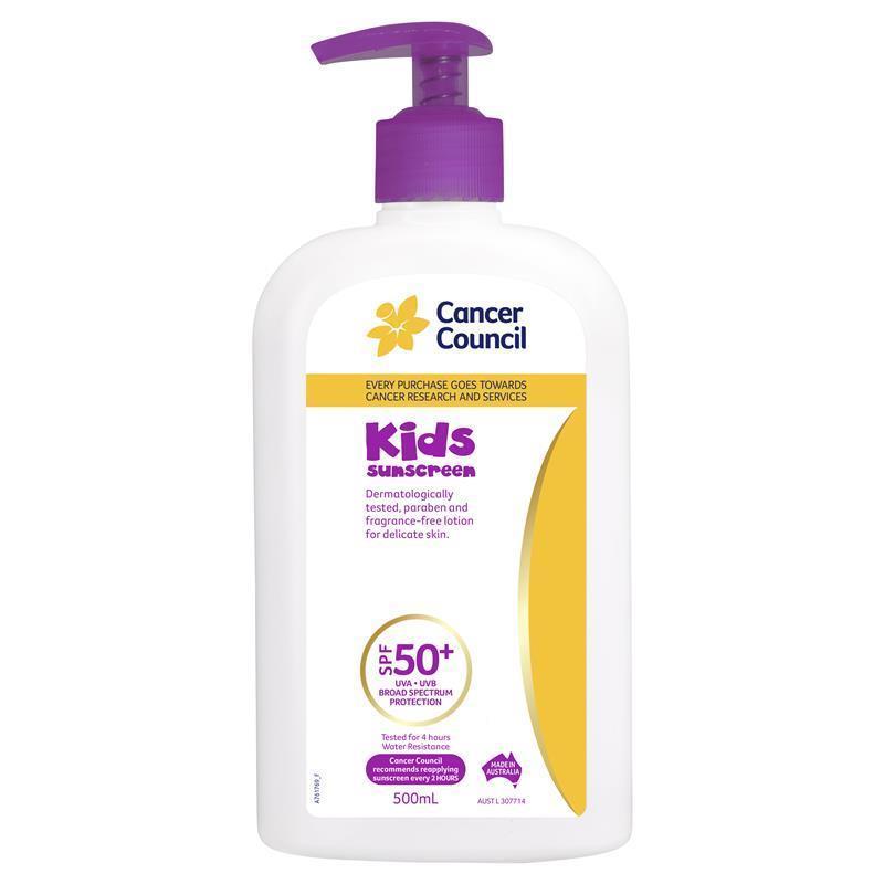 Load image into Gallery viewer, Cancer Council SPF 50+ Kids 500ml Pump

