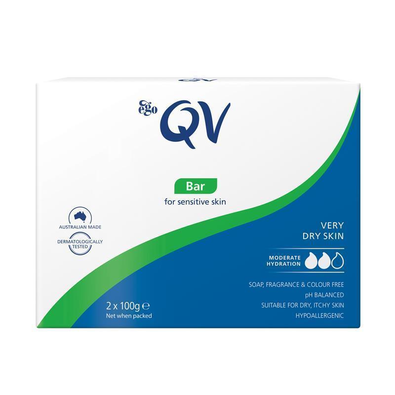 Load image into Gallery viewer, QV Wash Cleansing Bar 100G Twin Pack
