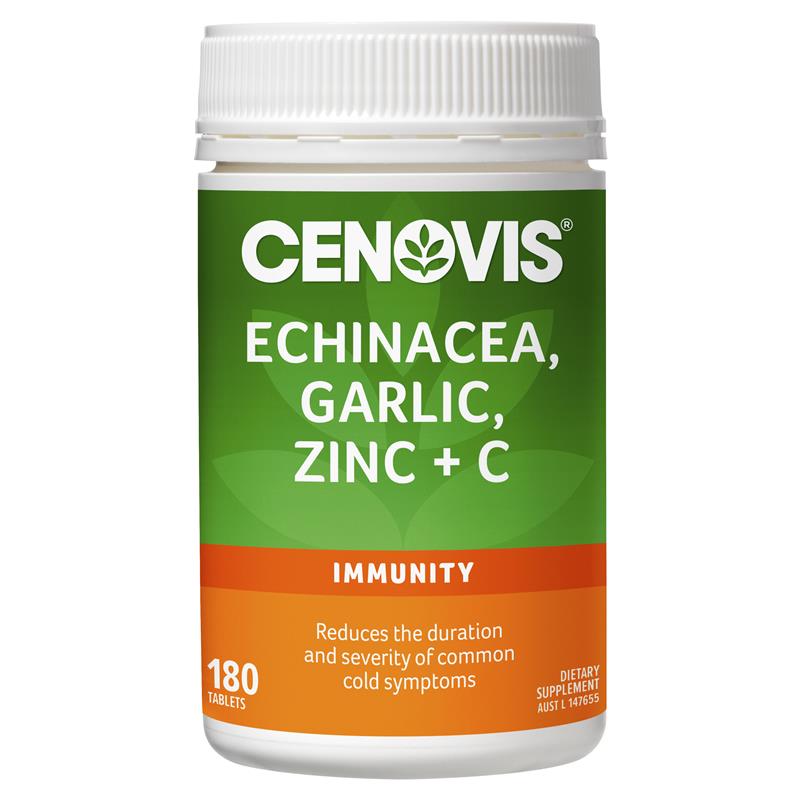 Load image into Gallery viewer, Cenovis Echinacea, Garlic, Zinc + C 180 Tablets Exclusive Size
