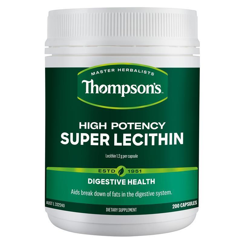 Load image into Gallery viewer, Thompson's High Potency Super Lecithin 200 Capsules
