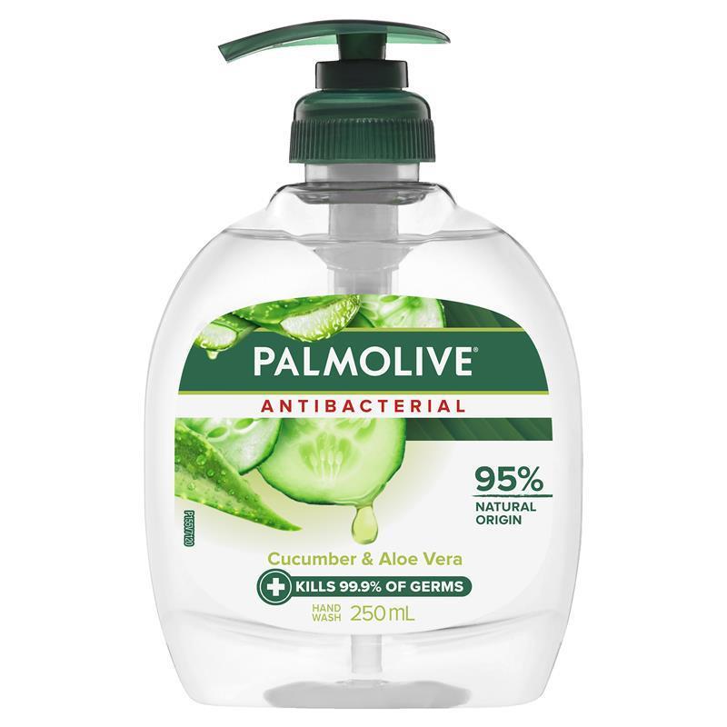 Load image into Gallery viewer, Palmolive Antibacterial Softwash Hand Wash Cucumber &amp; Aloe Vera 250ml
