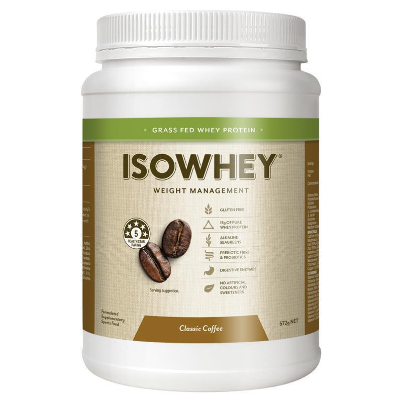 Load image into Gallery viewer, IsoWhey Weight Management Complete Classic Coffee 672g
