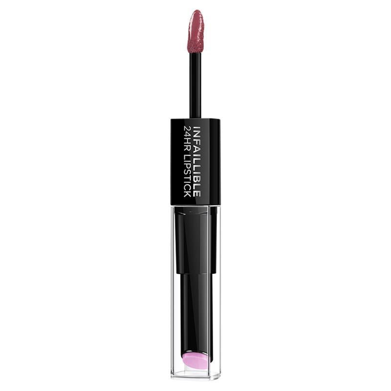 Load image into Gallery viewer, L'Oreal Paris Infallible 24H 2-Step Lipstick 213 Toujours Teaberrry
