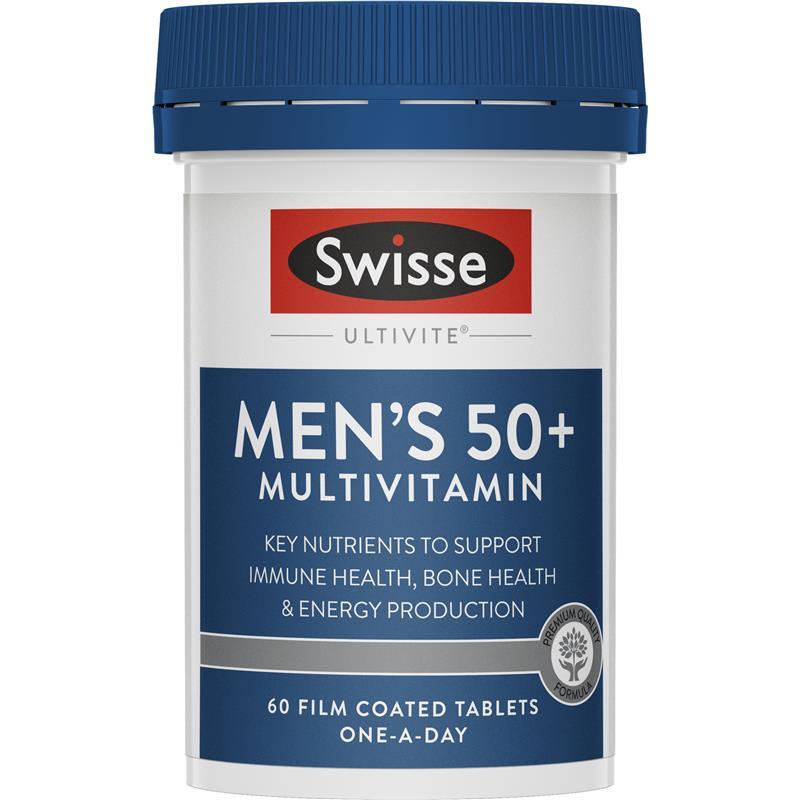 Load image into Gallery viewer, Swisse Mens Multivitamin 50+ 60 Tablets
