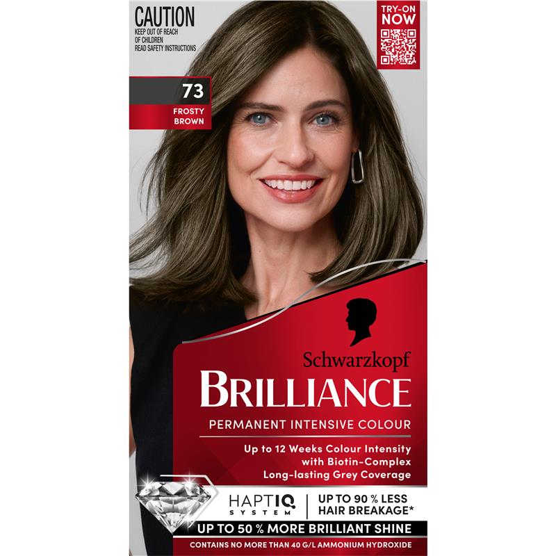 Load image into Gallery viewer, Schwarzkopf Brilliance Cool Browns 73 Frosty Brown
