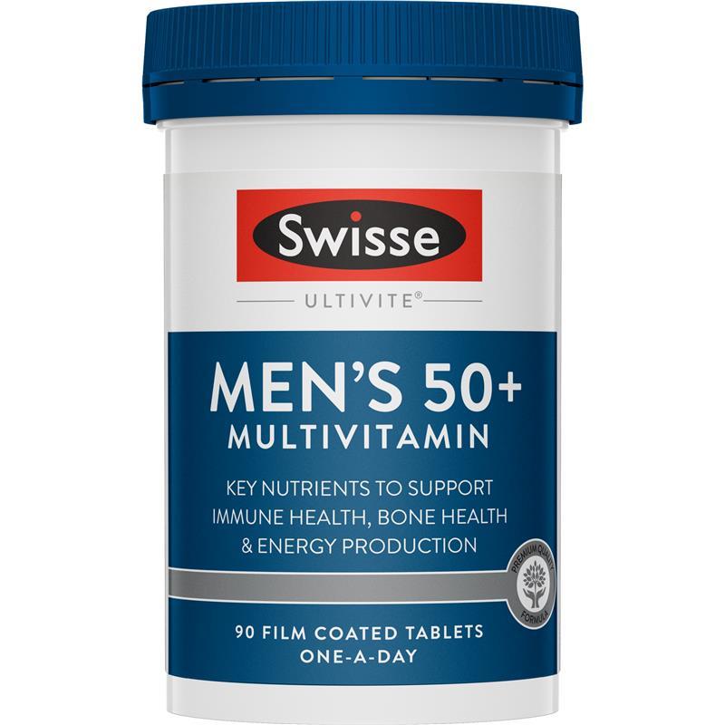 Load image into Gallery viewer, Swisse Mens Multivitamin 50+ 90 Tablets
