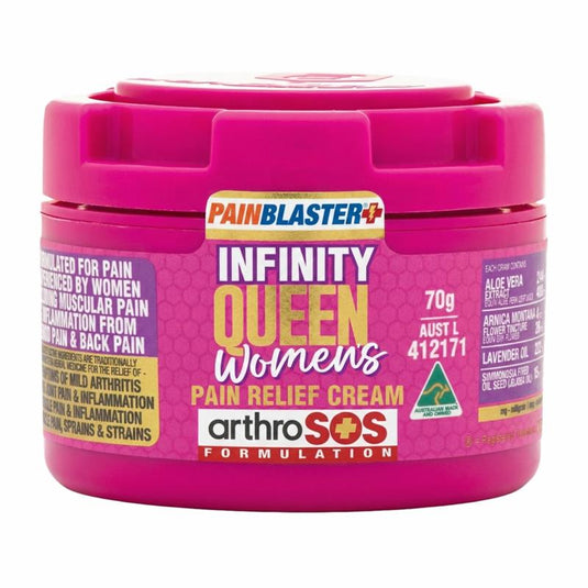 Pain Blaster Infinity Queen Women's Pain Relief Cream 70g By Athelite
