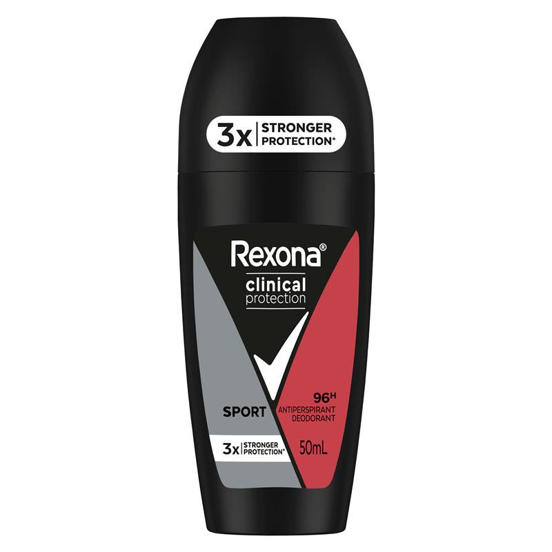 Load image into Gallery viewer, Rexona Men Clinical Protection Antiperspirant Roll On Sport 50ml
