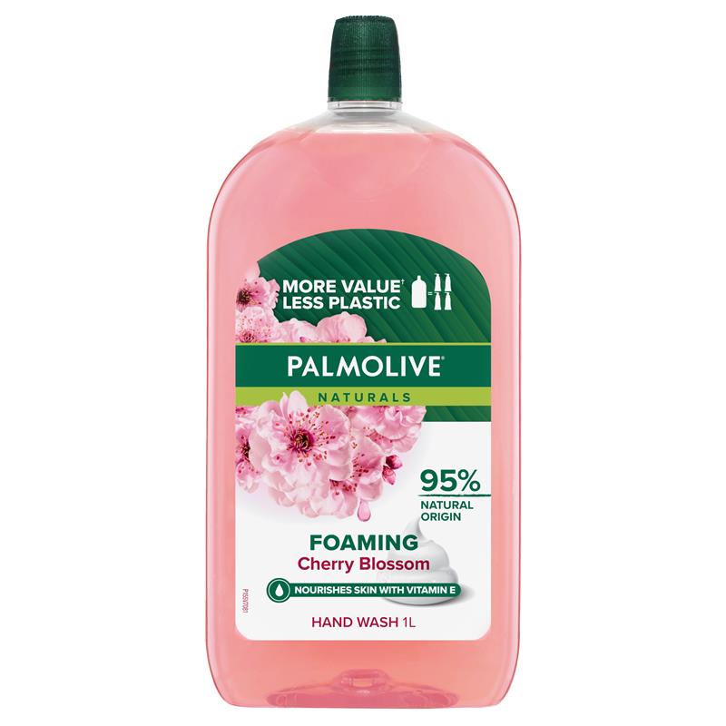 Load image into Gallery viewer, Palmolive Naturals Foaming Hand Wash Refill Cherry Blossom 1L
