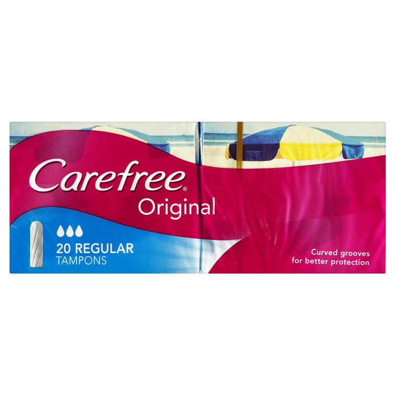 Load image into Gallery viewer, Carefree Original Regular Tampons 20 Pack
