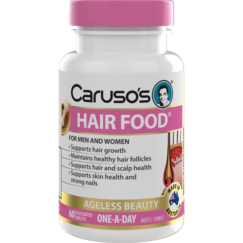 Load image into Gallery viewer, Carusos Hair Food 60 Tablets
