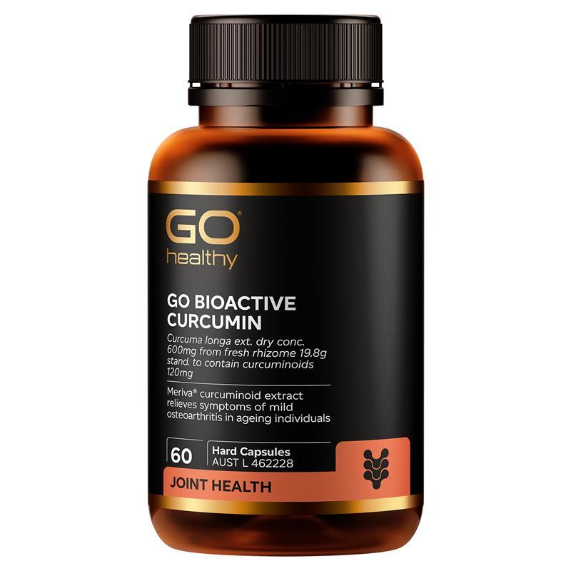 Load image into Gallery viewer, GO Healthy Bioactive Curcumin 60 Hard Capsules
