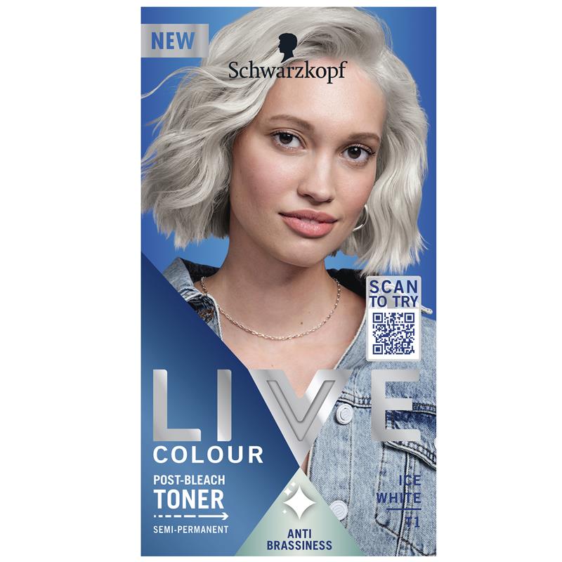 Load image into Gallery viewer, Schwarzkopf Live Colour Semi-Permanent Toner Ice White T1
