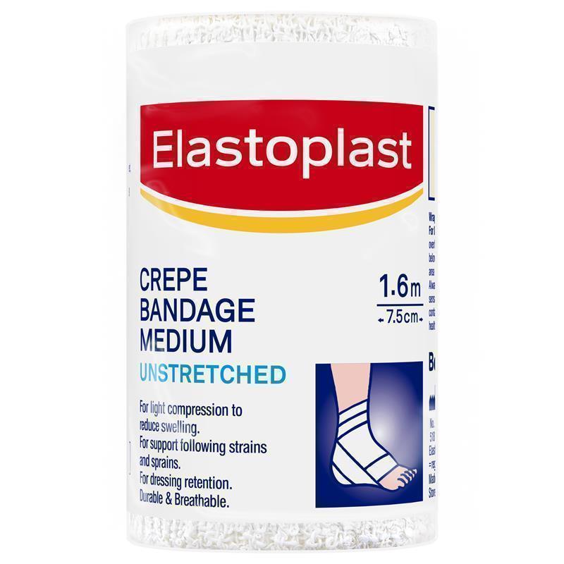 Load image into Gallery viewer, Elastoplast Medium Weight Crepe Bandage 7.5cm x 1.6m
