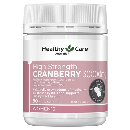 Healthy Care High Strength Cranberry 30000mg 90 Capsules