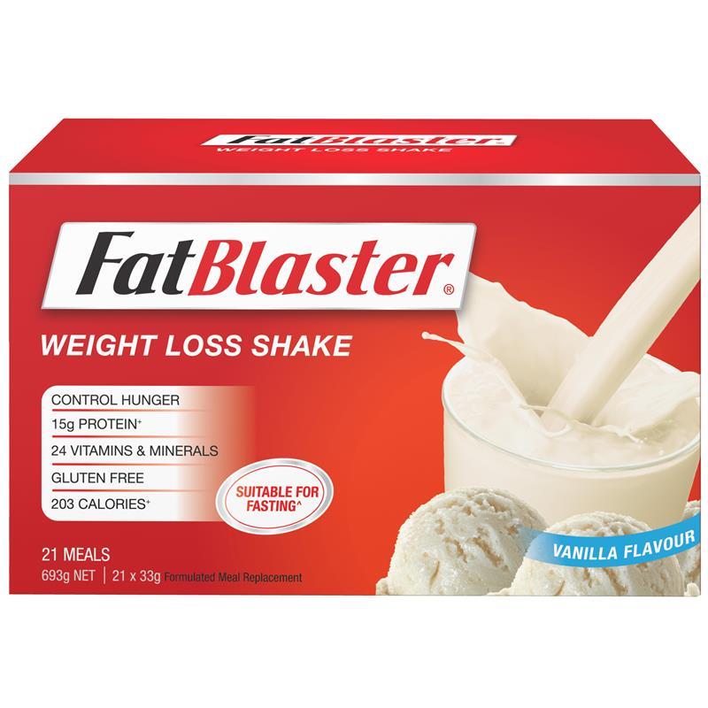 Load image into Gallery viewer, Fatblaster Weight Loss Shake Vanilla 21 x 33g Sachets Exclusive Size
