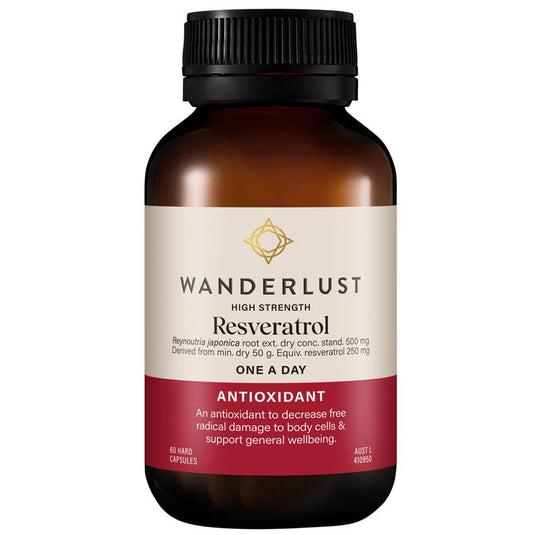 Wanderlust Resveratrol 60 Capsules