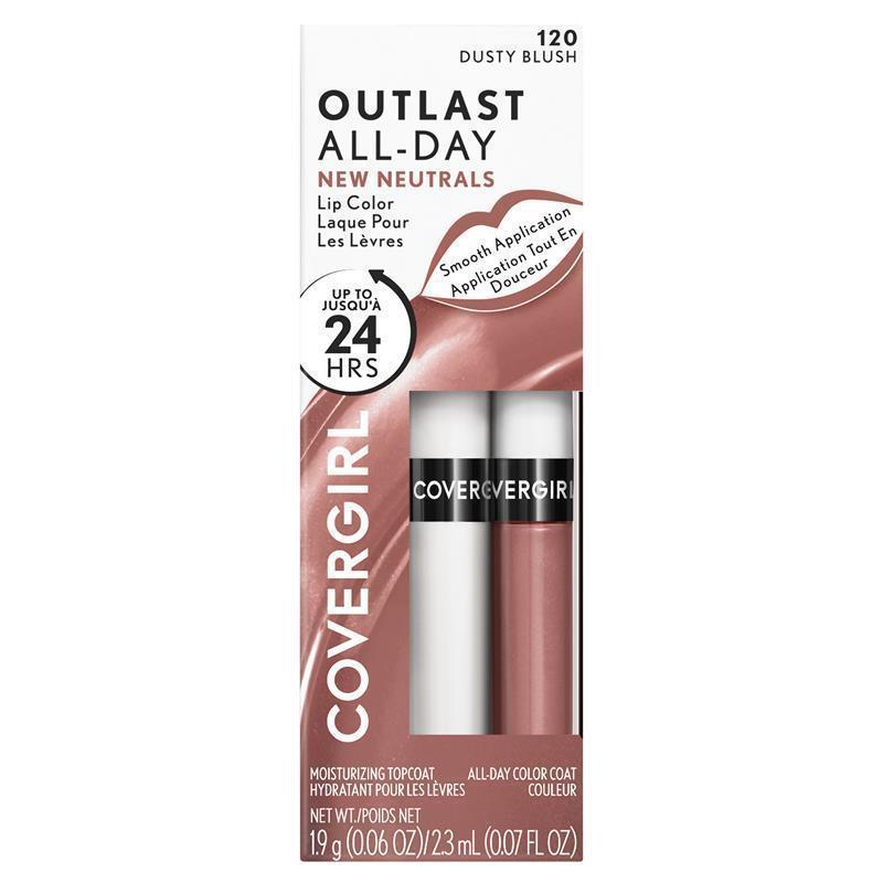 Load image into Gallery viewer, Covergirl Outlast All-Day Lip Colour 120 Dusty Blush 2.3ml
