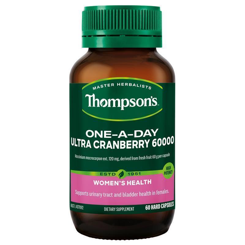Load image into Gallery viewer, Thompson's One-A-Day Ultra Cranberry 60000 60 Capsules
